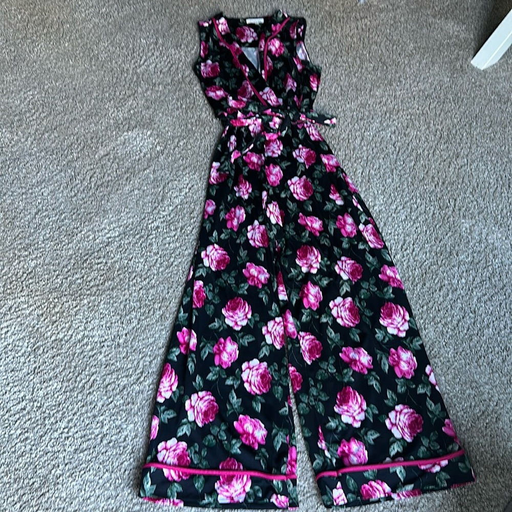 Floral print jumpsuit